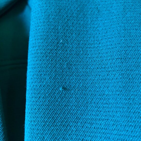 Vintage 1970's 100% wool emerald green coat - Picture 11 of 16